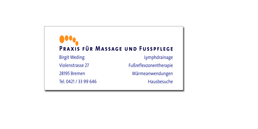 Signet für Massagepraxis
